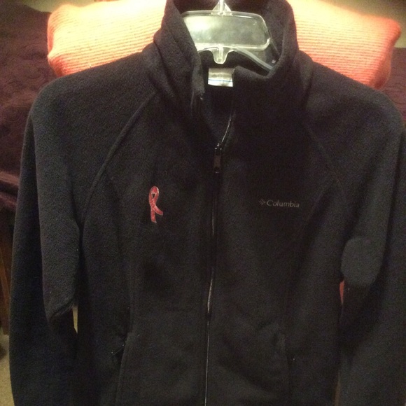 medium Columbia jacket with breast cancer monogram - Picture 8 of 8